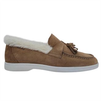 Firetrap Dames/Dames Loro Suede Platte Bootschoenen (Cognac)