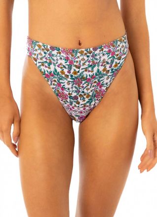 Maaji Ornamental Vintage Zefora Swim Bottom In Rosado