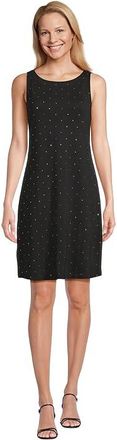 Tommy Bahama Darcy Jeweled Sleeveless Sheath Dress Womens Dress Black : LG (US 12-14), Modal/Nylon/Spandex