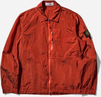 Stone Island Men s Nylon Metal Overshirt Scarlet Red