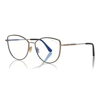 Tom Ford TF5667-B 005 Black Enamel/Rose Gold 55mm