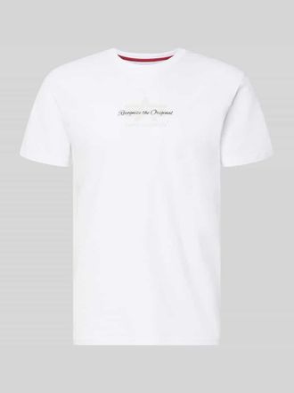 Alpha Industries Alpha Industries T-Shirt mit Label-Detail Modell Foam in Weiss, Gr&ouml;&szlig;e XXXL