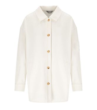 Max Mara GIACCA CAMICIA COMMA BIANCA MM MAX MARA