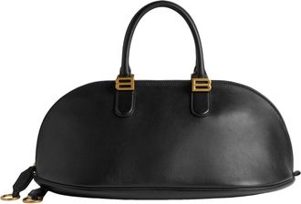 Balenciaga (WMNS) Balenciaga SS26 Bolero Bowling Bag Medium Black 8680742ACJS1000