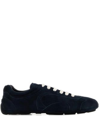 Prada Montecarlo suede sneakers - Blue