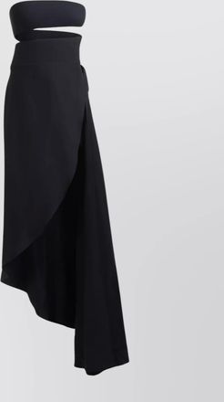 Alaia spiral fluid cady dress