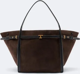 Tod's Borsa T Timeless Medium in suede