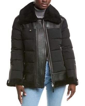 Mackage Vanna Mixed Shearling Down Jacket