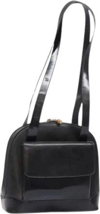 Gucci Pre-owned Shoulder Bags, female, Black, Size: ONE SIZE Pre-owned Leather gucci-bags