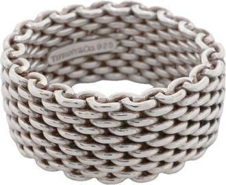 Tiffany & Co. Silver 925 Band Ring (Pre-Owned)