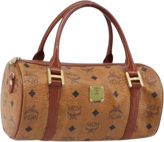 MCM Pre-owned Handtas - Dames - Vintage Handtas - Bruin - ONE Size - Leer - Vintage