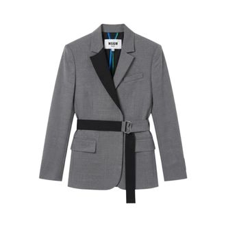 Msgm Msgm - Giacca - Dames - Jassen - Grijs - Maat: XS