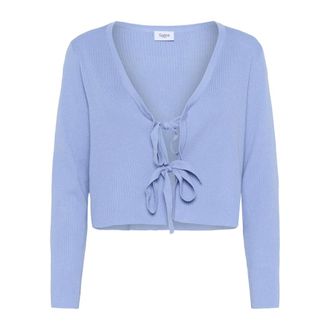 Saint Tropez DagnySZ Cardigan - - Knitwear - Donna - Blu - M