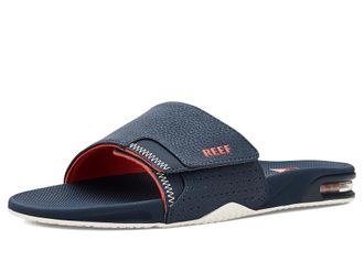 Reef Fanning Slide Mens Shoes Navy/Orange/White : 11 D - Medium, Synthetic