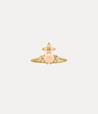 Vivienne Westwood Feodorita Ring Gold-milky-amber-cz Gold-milky-amber-cz Unisex