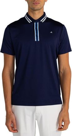 Redvanly Paulison Tipped Polo in Midnight Navy at Nordstrom, Size Xx-Large