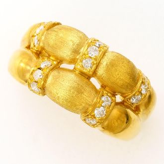 C&A Yellow Gold Yellow Gold (24K) Band Ring (Pre-Owned)