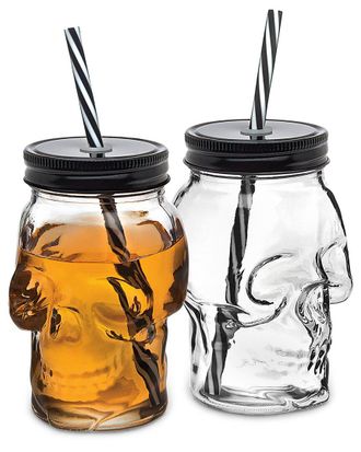 Godinger Skull Travel Tumbler Set