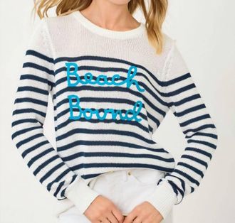 Lilly Pulitzer Kelsa Sweater In Coconut Beach Bound