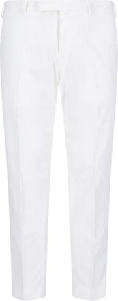 Pantaloni Torino Chinos - Heren - Slim Fit Broeken - Wit - XL - Broeken