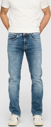 MAC Broeken Straight-Jeans MAC Arne, Herren, Gr. 31, L&auml;nge 30, mid blau authentic used, Denim/Jeans, Obermaterial: 95% Baumwolle, 3% Elastomultiester, 2% Elasthan