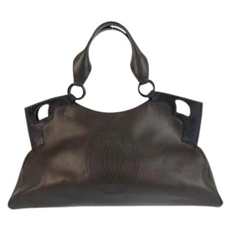 Cartier Pre-owned Handbags, female, Black, Size: ONE SIZE Pre-owned Vintage Handbag