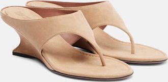 PARIS TEXAS Nina suede thong sandals
