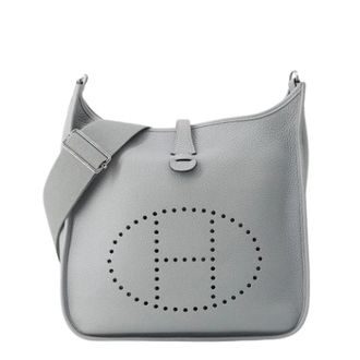 Herm&egrave;s Pre-owned Vintage Shoulder Bag - Dames - Pre-owned - Grijs - Maat: ONE Size Leer