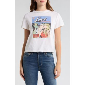 Re/Done Classic Swipe Graphic T-Shirt in Vintagewhite at Nordstrom, Size X-Large