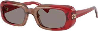 Miu Miu Sunglasses, unisex, Red, Size: 52 MM 0MU B13S