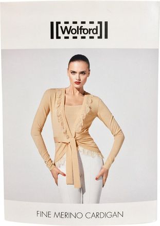 Wolford Fine Merino & Chantilly Lace Cardigan Size S