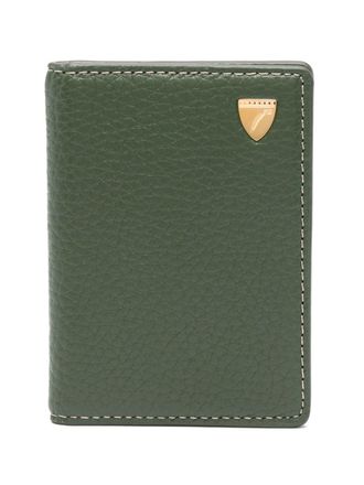 Aspinal of London double-fold cardholder - men - Calf Leather - One Size - Green