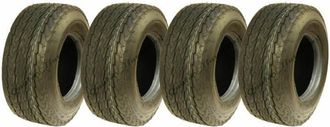 OEM 16.5x6.50-8 Neum&aacute;ticos De Remolque 6ply Alta Velocidad Legal, Carro Cortac&eacute;sped Golf - Juego De 4