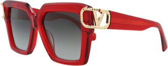 Valentino Womens Vls-107D55 55Mm Sunglasses