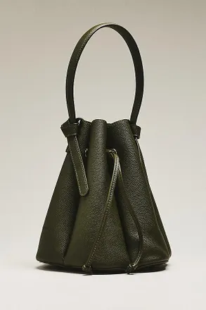 Melie Bianco Laguna Cinched Vegan Leather Bucket Bag