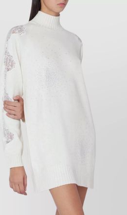 Giuseppe Di Morabito wool turtleneck dress featuring long sleeves