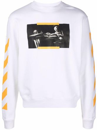 Off-white Caravaggio painting slim sweatshirt