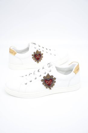 Dolce & Gabbana Heren Geborduurde Lage Sneakers
