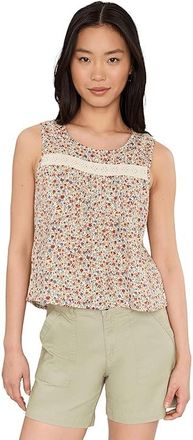 Toad&Co Manzana Pin Tuck Tank Top Womens Clothing Salt Print : MD, Cotton