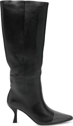 Marc Ellis Stivali a punta con borchie 70mm - Nero