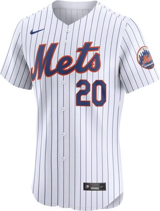Nike Pete Alonso New York Mets Nike Mens Dri-FIT ADV MLB Elite Jersey in White | 90B0NMHONM9-GR2