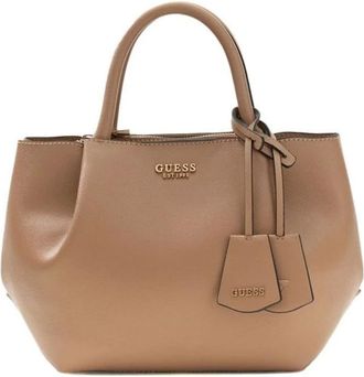 Guess Tassen, Dames, Beige, ONE Size, Leer, Amorette Girlfriend Satchel
