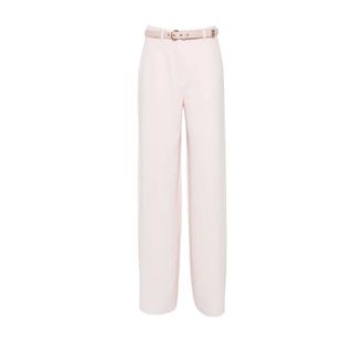 Max Mara Wide Trousers, female, Pink, Size: XS Wide Trousers