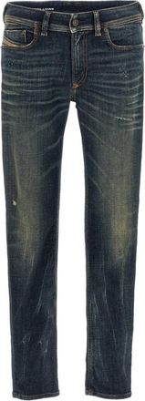 Diesel 1979 Sleenker donkere denimblauwe jeans