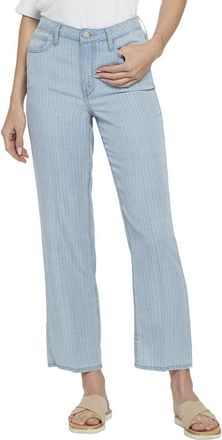 NYDJ Relaxed Summerville Stripes Straight Leg Jean