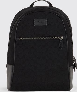 Coach Backpack COACH Men color Black