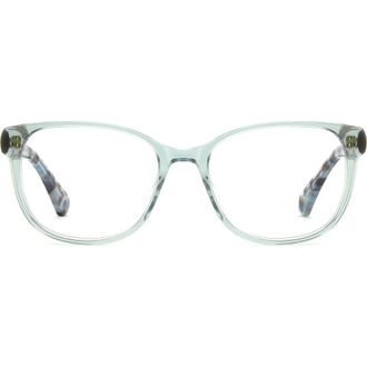 Kate Spade New York lyssa 51mm square optical glasses in Blue at Nordstrom