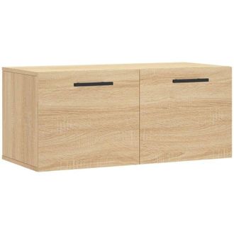 vidaXL Armario De Pared Madera Ingenier&iacute;a Roble Sonoma 80x36,5x35 Cm Vidaxl