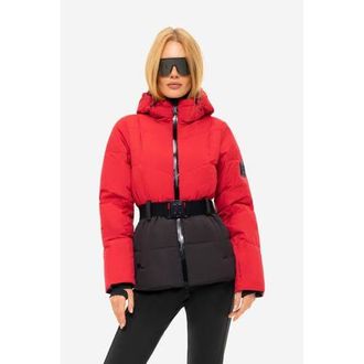 Nikkie ski-jas Nateland Contrast rood/zwart