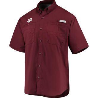 Columbia Mens Columbia Maroon Texas A&M Aggies PFG Tamiami Shirt at Nordstrom, Size Xx-Large